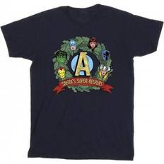 Marvel Barnkläder Marvel Santa´s Super Helpers T-Shirt Black