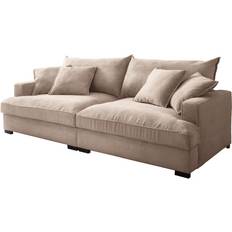 Räder Sofas Big beige Nosagunterfederung Sofa