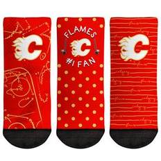 Rock Em Socks Toddler Calgary Flames #1 Fan 3-Pack Crew Set