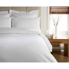 Viceroy Egyptian cotton waffle super king bed Duvet Cover White