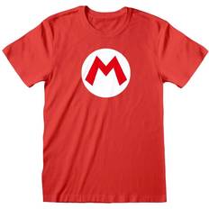Heroes Inc Super Mario Mario Badge T-Shirt - Red