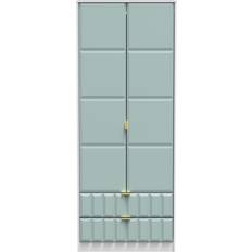 Green Wardrobes Welcome Furniture Cube Ready Assembled Duck Wardrobe