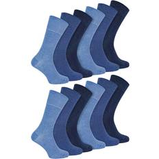 Men - Viscose Socks IOMI Pair Multipack Mens Diabetic Bamboo Socks Navy