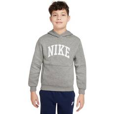 Nike Hoodies Nike Kids' Sportswear Club Fleece Varsity Hoodie XLarge Grey Heather/White