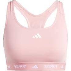 Adidas BHs Adidas Powerreact Training Medum Support TECHFIT Bra, Damen Trainings-BH mit mittlerem Halt, semi pink spark