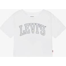 Organic Cotton T-shirts Levi's Girls White Organic Cotton T-Shirt