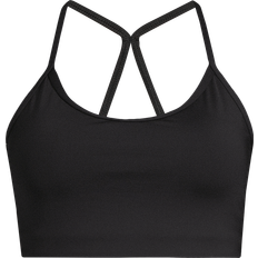 Sleek Strappy Sports Bra Black