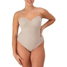 One Size Shapewear & Under Garments Maidenform Women's Firm Control Tummy Shaping Multiway Thong Bodysuit, evening Blush