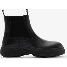 Burberry Chelsea Boots Burberry Leather Creeper Low Chelsea Boots