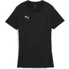 Silber T-Shirts Puma teamFINAL Casuals TShirt Damen 03 black/silver Schwarz