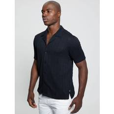 Guess Men Shirts Guess Colton Knit Shirt Black