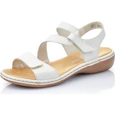 Rieker Wit Sandalen Rieker 659C7 Sandalen - White