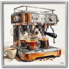 Interior Details Winston Porter Sleek Espresso Machine Giclee Framed Art