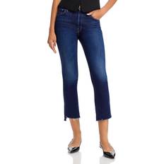 Mother Insider Crop Step Fray Jeans Blue 28