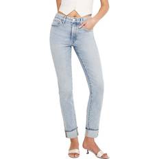 Jeans sale Good American Classic Cuffed Jeans - Indigo