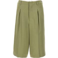 Women - Wool Shorts Ami Paris Long Bermuda Short Green for Women