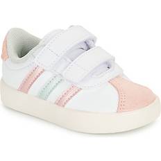 adidas VL Court 3.0 Shoes - Ftwr White/Linen Green/Sandy Pink Met