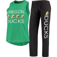 Green - Women Pajamas Concepts Sport Women's Green, Black Oregon Ducks Team Tank Top and Pants Sleep Set Green, Black Green/Black