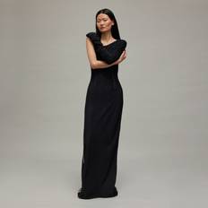 Adidas Dresses on sale adidas Y-3 Black Warp Maxi Dress - Black