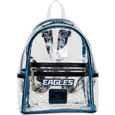 Transparent Bags Loungefly Men's and Women's Philadelphia Eagles Clear Mini Backpack Clear