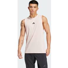 Pink Tank Tops Adidas Designed for Training Workout Tank Top Sandy Pink Mens