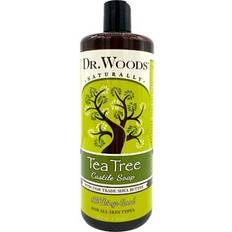 Dr. Woods pure tea tree castile soap with organic shea butter, 32