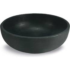 Crescent Orinoco Outdoor Large Bowl Planter Caviar
