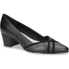 Heels & Pumps Easy Street Lotus Pump Women's Black Synthetic Pumps