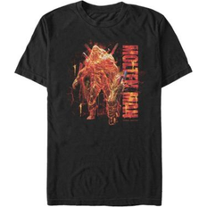 Clothing Fifth Sun Marvel Men's Spider-Man Far From Home Molten Man, Short Sleeve T-shirt Black