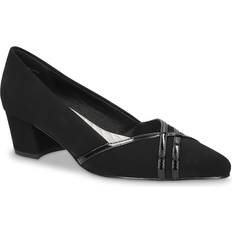 Heels & Pumps Easy Street Lotus Pump Women's Black Fabric Pumps