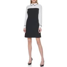 Tommy Hilfiger Dresses Tommy Hilfiger Women's Collared Sheath Dress Black