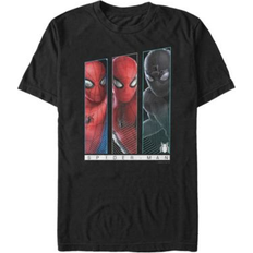 Clothing Fifth Sun Marvel Men's Spider-Man Far From Home Spider Panels, Short Sleeve T-shirt Black