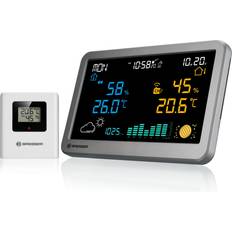 Bresser Lufttryk Vejrstationer Bresser MeteoTemp TBH Funk Vejrstation