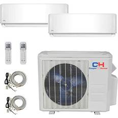 2 Zone Mini Split 12000 12000 Ductless Air Conditioner Pre-Charged Dual Zone Mini Split