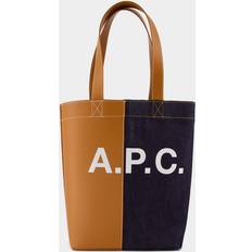 Unisex Totes & Shopping Bags A.P.C. Axel Tote Bag Cotton Caramel brown