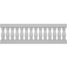 Stair Parts Ekena Millwork Sold by: Walmart.com, 32 H x 8 L Fiberthane Embassy Unassembled Balustrade Railing Kit Style N 7 On-Center Spacing to Pass 4 Sphere Code