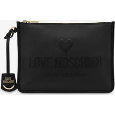 Unisexo Carteras de mano Moschino Love Embossed Calfskin Clutch