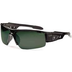 UV Protection Eye Protections Ergodyne Skullerz Dagr Safety Glasses/Sunglasses, Black Frame, Polarized G15 Lenses