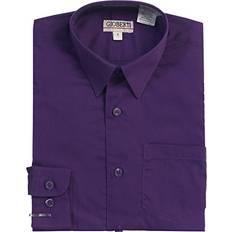 Purple Shirts Children's Clothing Gioberti Big Boys' Long Sleeve Dress Shirt - Purple
