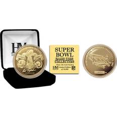 Highland Mint Super Bowl XXXVI Gold Flip Coin NFL Münze 39mm, vergoldet