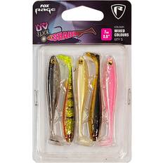 Jigger Fischköder Fox Rage Köder zander pro 12cm UV pack x 5pcs Multicolore