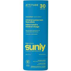 Attitude Mineral Face Sunscreen Stick for Kids SPF 30 EWG Verified Broad Spectrum UVA/UVB Zinc