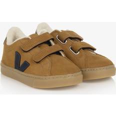 Veja Boys Brown & Blue Suede Leather Esplar Trainers