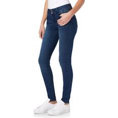 WallFlower Women's InstaSoft Ultra Skinny Size 13 Shannon/Indigo/Blue Rinse, Cotton,Polyester,Rayon,Spandex