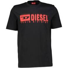 Diesel Herre Overdeler Diesel T-Adjust Q7 T-Shirt Black/Red