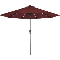 Pink Parasols & Accessories Northlight 9ft Solar Lighted Patio Market Umbrella