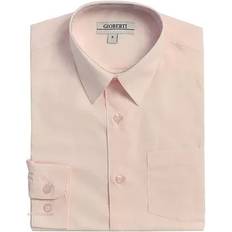 Spandex Shirts Children's Clothing Gioberti Big Boys Long Sleeve Dress Shirt - Pink