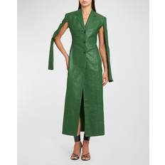 Ferragamo Women Coats Ferragamo Women Two way tailored coat Green