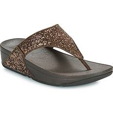 Femme - Marron Tongs Fitflop Flip flops Lulu Glitter Toe-Thongs Brun