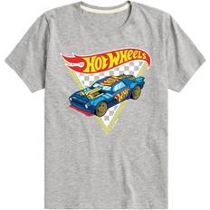 Checkered T-shirts Children's Clothing Hybrid Apparel Sold by: Hot Wheels Checkered Triangle Flag Toddler And Youth Short Sleeve Graphic T-Shirt